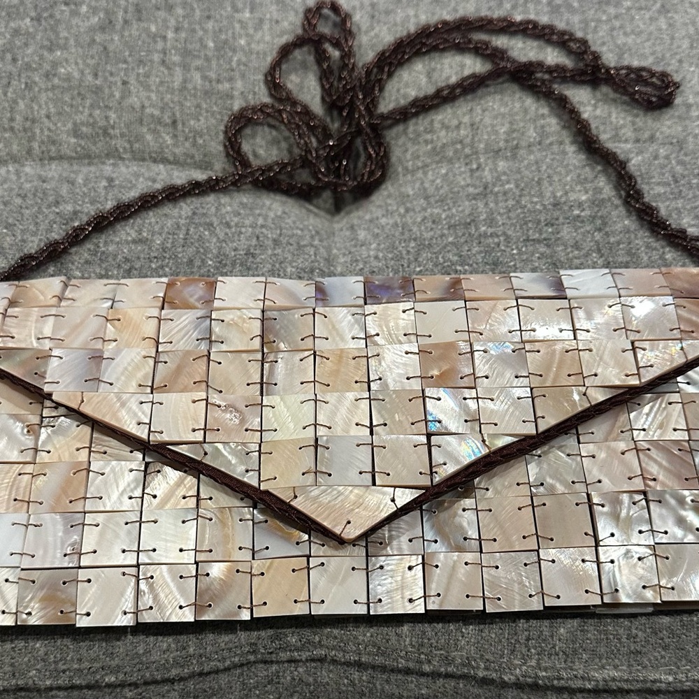 Vintage Mad by Design Mother of Pearl vintage Clutch Bag